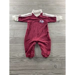 Nike Team Colorado Avalanche Infant Outfit Size 18M Maroon/White Long Sleeve